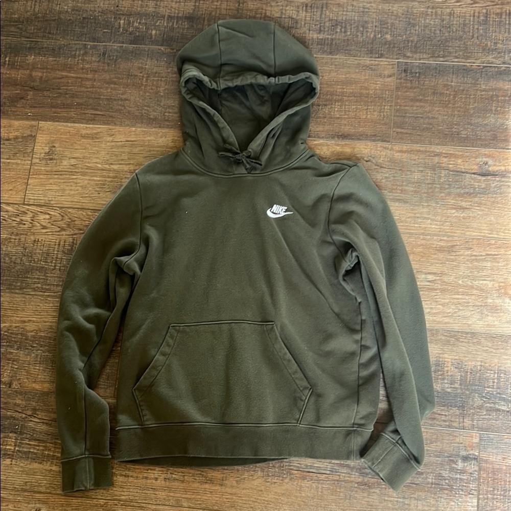 Nike Olive Green Hoodie